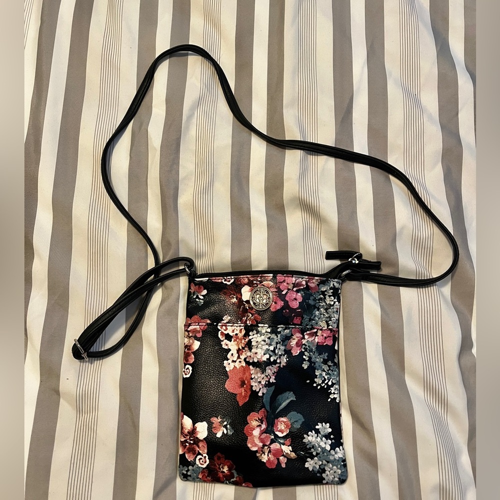 SOLD off Poshmark - Floral purse
